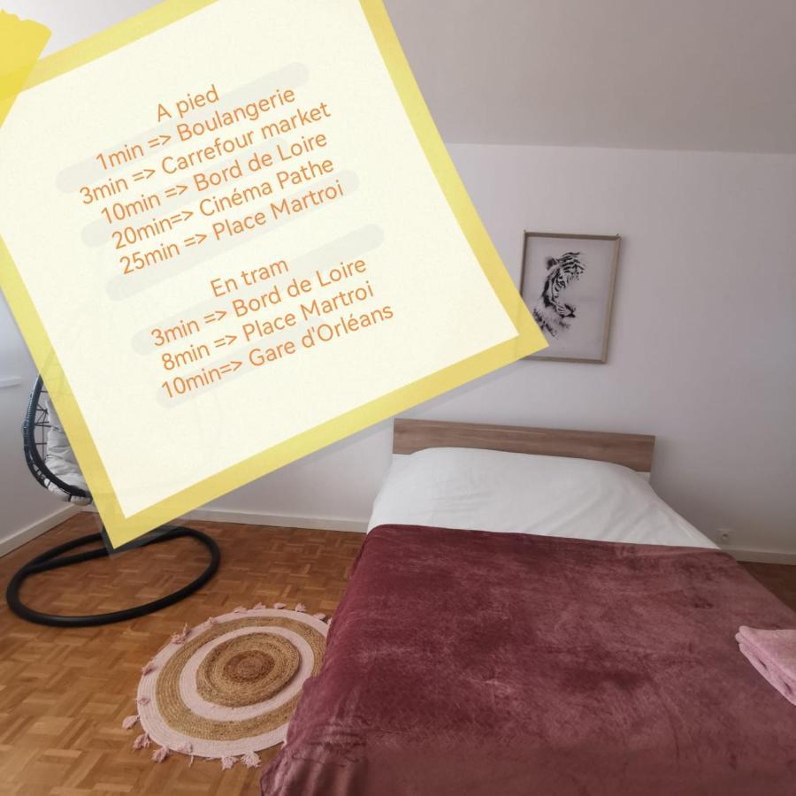Chambre Cocooning Tout Confort Saint Marceau Orléans Kültér fotó